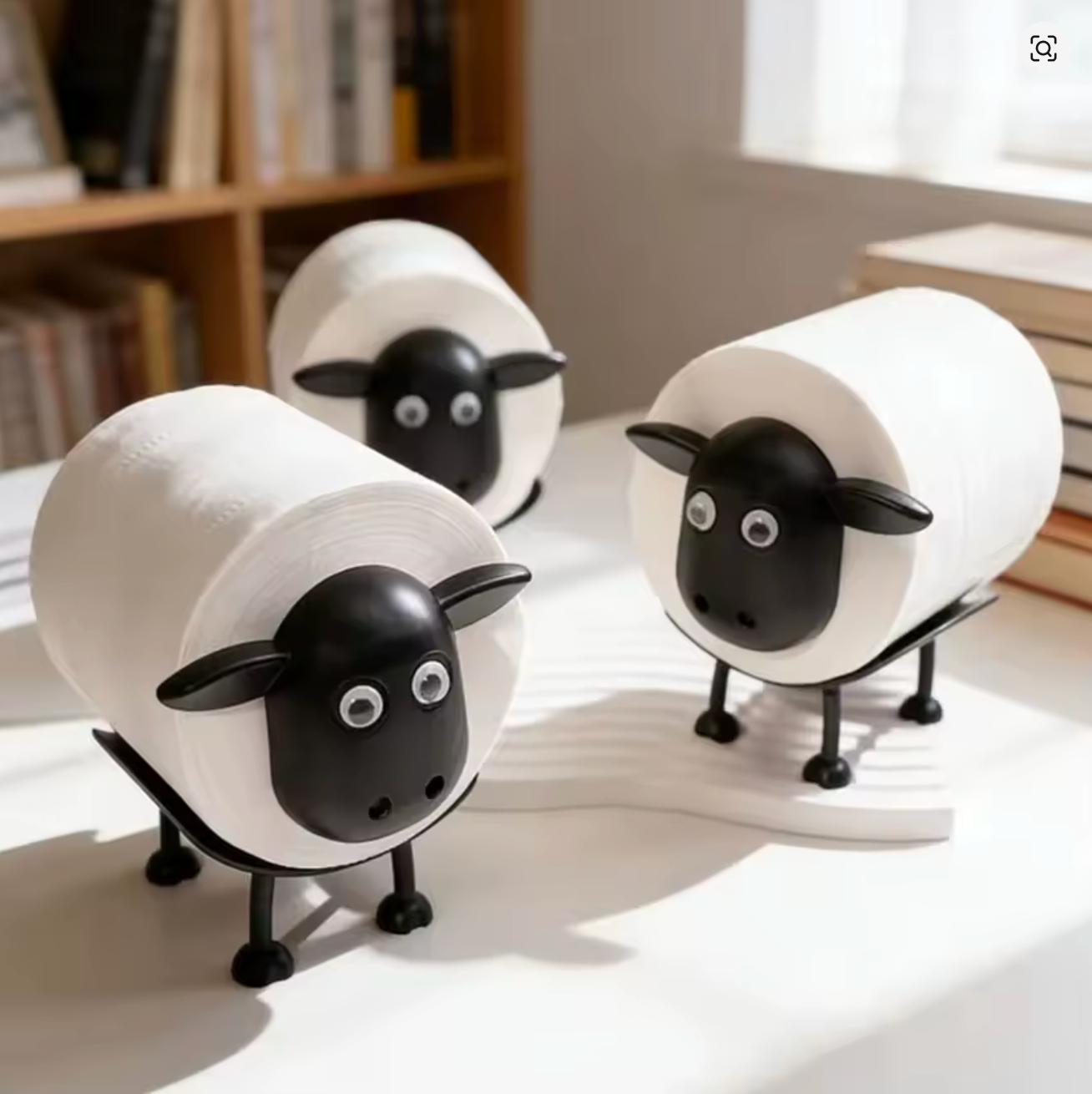 Sheep Shape Decorative Toilet Paper Roll Holder