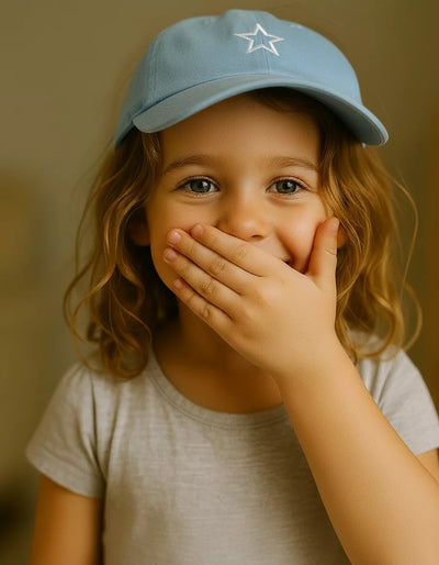 Retirez les chapeaux, les mains ou tout ce qui couvre le visage. Le visage de l'enfant doit être entièrement visible.